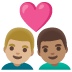 couple with heart, man, man, medium-light skin tone, medium skin tone